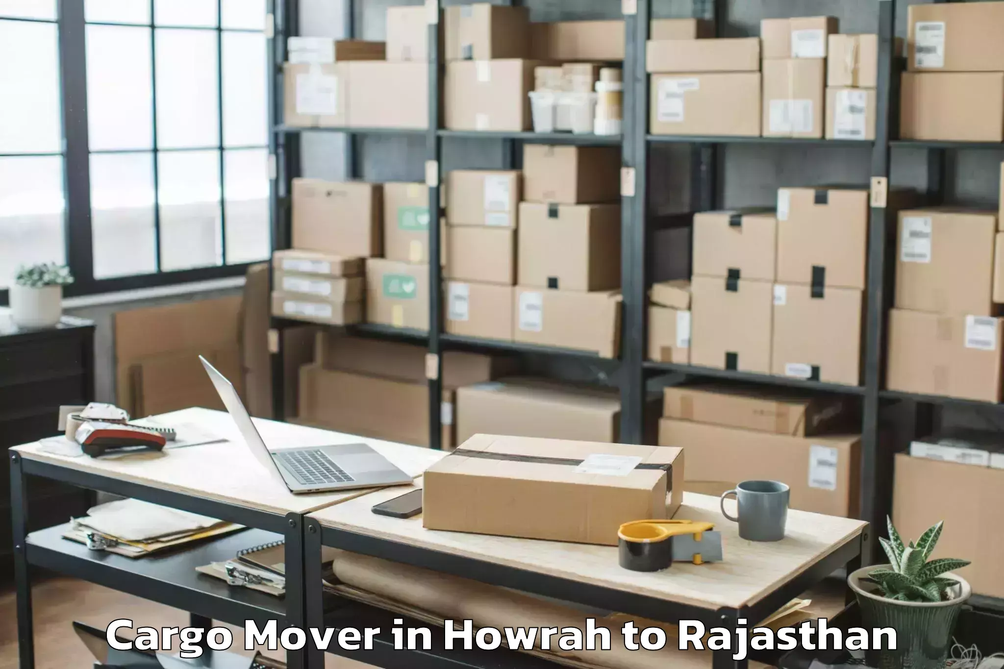 Hassle-Free Howrah to Malpura Cargo Mover